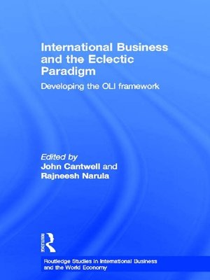 cover image of International Business and the Eclectic Paradigm